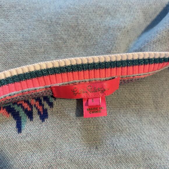 Lilly Pulitzer L Vivie Pullover Perfect Match Knit - Picture 6 of 6